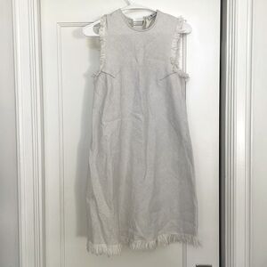 T by Alexander Wang size 4 raw edge tweed shift dress